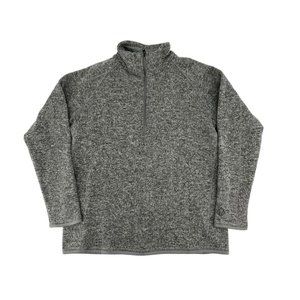 Stormpack | Women's 1/4 Zip Fleece Sweater | Grey | Large